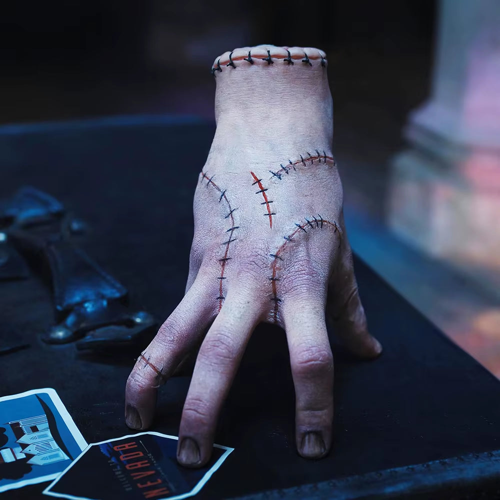 Addams Family Fake Thing Hand Toys Cosplay Hand by Addams Family Scary Prosthetic Props Decorations Halloween Gift for Fans