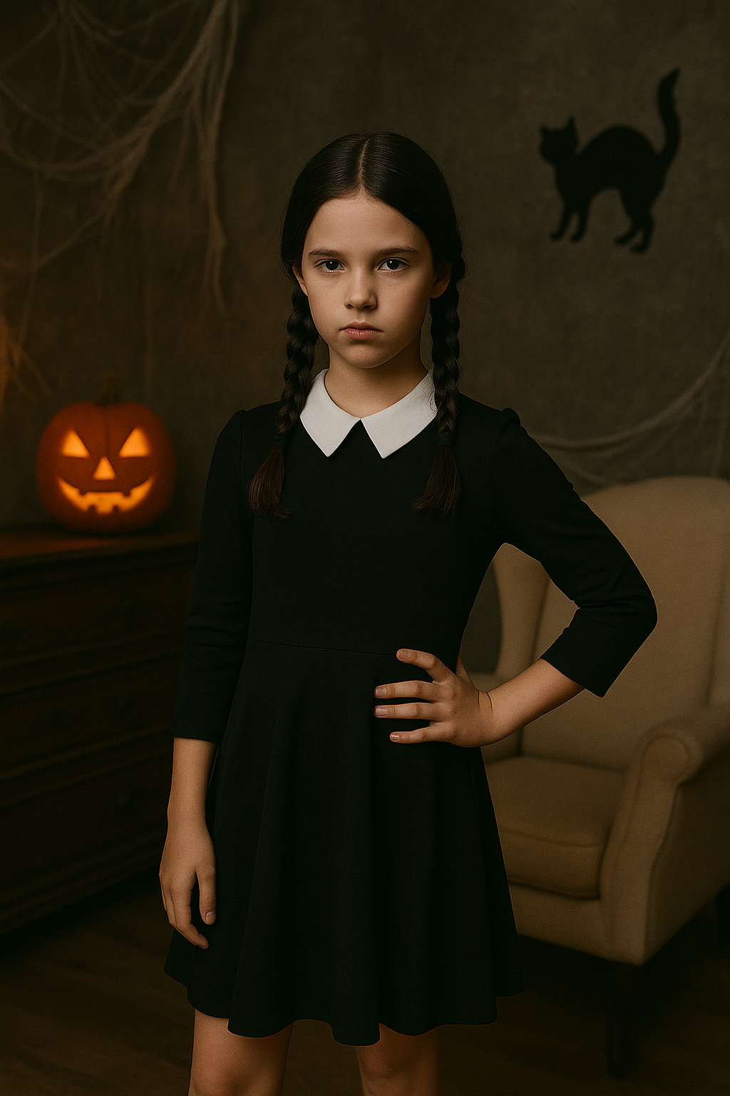 Wednesday Addams Costumes (Kids & Adults)