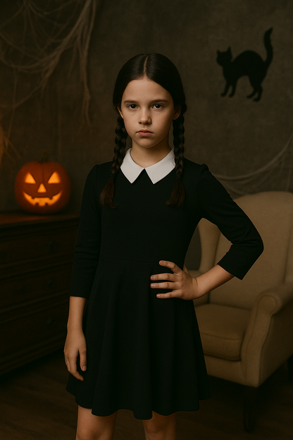 Wednesday Addams Costumes (Kids & Adults)
