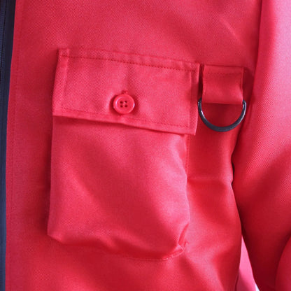Game Red Calamari Game Jumpsuit Cosplay Party Tracksuit Outfits Props Role Play Classic Belt Full